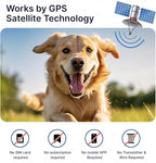 My Pet Command GPS Dog Collar Fence System New Generation Wireless Perimeter Fence for Dogs Containment System Boundary Easy Setup Outdoor Fence Waterproof Rechargeable with Training Whistle