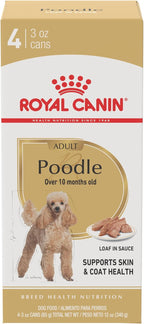 Royal Canin Poodle Adult Breed Specific Wet Dog Food, 3 oz can 4-pack