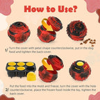 Dog Toys for Boredom - Frozen Treats, Refillable Freezable Dogs Food, Reduces Anxiety Chew Toy, Easy to Clean, Treats Dispensing, 4-in-1 Enrichment