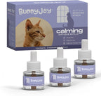 Cat Calming Diffuser Refills – Long-Lasting 30-Day Formula with Pheromones for Stress Relief, Relaxation, and Anxiety Reduction in Cats Easy to Use – (3 Refills)