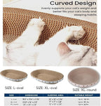 4 Pack Extra Large Cat Scratcher Cardboard, Round Scratcher Bed Scratch Bowl, Scratching Lounge Couch Round Shaped Cat Scratch Board Nest for Indoor Cats Furniture Protector