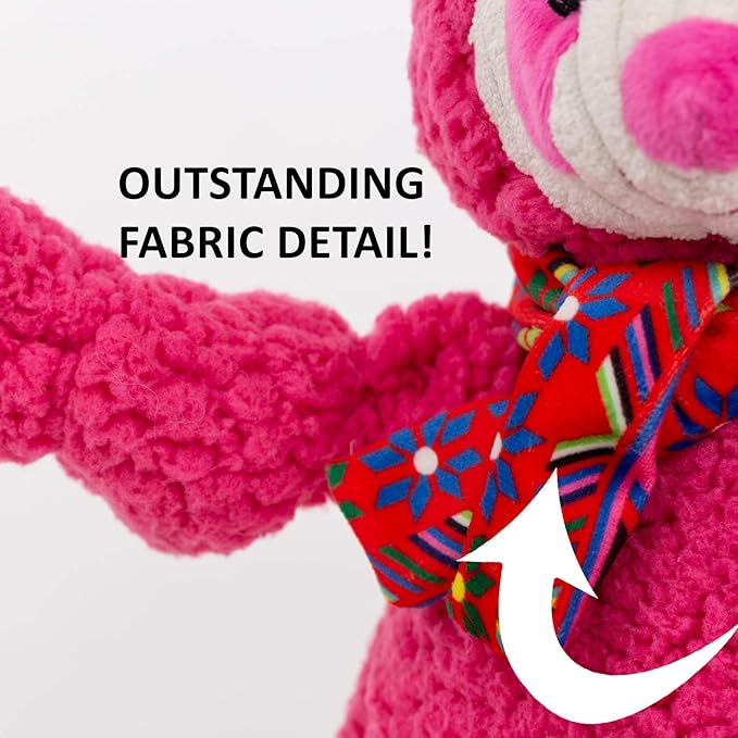 HuggleHounds Knottie Plush Dog Toy - Dog Stuffed Animal Toy, Puppy Toys, Squeaky Dog Toy for Small, Medium & Large Dogs, Soft, Durable Plush to Keep Them Busy - SEB Sloth, Small