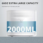 PETKIT EVERSWEET Solo 2 Cat Water Fountain with Wireless Pump, Ultra Quiet 70oz/2L Pet Water Fountain for Cats and Dogs Inside, 3 Working Modes, Visualization Window, App Control