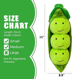 Hide and Seek Dog Toys, Squeaky Interactive Puzzle Dog Toys for Boredom and Stimulation, Dog Enrichment Toys for Small and Medium Dogs (Pea Balls, Pack of 3)