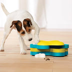 Outward Hound by Nina Ottosson Dog Tornado Treat Puzzle Dog Toy, Level 2 Intermediate, Blue