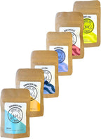 Winnie Lou Organic Healthy Dog Treats – All Natural Dog Jerky Treats Made in USA with Organic Ingredients from Colorado Farms – for Small, Medium, Large Dogs - 6 Sample Packs, 2 Treats Per Pack