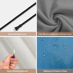 Cat Heating Pad with Timer, Pet Heating Pad 6 Adjustable Temperature Waterproof Dog Heated Pet Mat Indoor Electric Heated Cat Bed Washable Heated Pet Pad for Pets Cats Dogs with Chew Resistant Cord