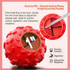 Treat Dispensing Dog Toys - Interactive Cognitive Dog Treat Toy,Puzzle Ball for Puppies & Small Dogs,Promotes Slow Eating, Reduces Stress,Perfect for Fetch,Chewing & Training