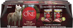 Purina ONE True Instinct Tender Cuts in Gravy With Real Turkey and Venison, and With Real Chicken and Duck High Protein Wet Dog Food Variety Pack - (Pack of 12) 13 oz. Cans