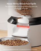 PETLIBRO Automatic Cat Feeder, Automatic Dog Feeder with Freshness Preservation, 5L Timed Cat Feeders for Dry Food, Up to 6 Meals Per Day, Granary Pet Feeder for Cats/Dogs