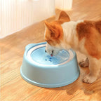 Stop Messy Floors! Yaruiguang Anti-Splash Dog Bowl - No-Spill Water Bowl for Drippy Dogs and Cats, Non-Tip Design for Dry Chin and Clean Floors