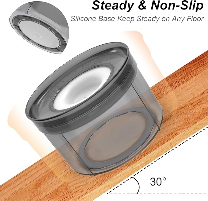 1Gallon No Spill Dog Water Bowl-3.8L Large Capacity, BPA-Free, Anti-Splash & Anti-Digging Design with Non-Slip Base, for Messy Drinkers