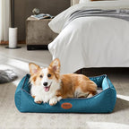 Orthopedic Dog Beds for Medium Large Dogs, Durable Egg Crate Foam Sofa Dog Bed wit Washable Removable Cover,Waterproof Lining and Nonskid Bottom,Pet Bed for Medium Dogs