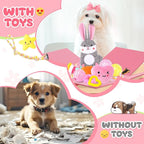 Zeaxuie 23 Pack Pink Puppy Toys for Teething, Small Dog Toys with Cute Puppy Chew Toys, Squeaky Dog Toys, Treat Ball and Interactive Rope Toys