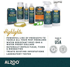 ALZOO Natural Flea & Tick Dog Collar - Helps Repel Fleas, Ticks & Mosquitoes - 100% Plant-Based Active Ingredients - Waterproof - Up to 4 Months Protection - Medium-Sized Dogs: 16-40 lbs - Pack of 3