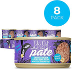 Tiki Cat After Dark Soft Pate Wet Cat Food, Chicken, Chicken Liver & Quail Recipe, 5.5 oz. (8 Count)