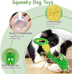 Squeaky Dog Toys for Large Dogs, Interactive Dog Toys to Keep Them Busy, Puppy Chew Toys for Teething, Dog Tug of War Toys, Puppy Teething Toys
