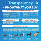 Salmon Oil for Dogs - Omega 3 for Dogs - 8 FL OZ Wild Alaskan Salmon Fish Oil - Natural EPA & DHA Fatty Acids for Skin & Coat, Allergy, Joint & Bone Health - Liquid Support Supplement for Shedding