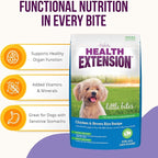 Health Extension Little Bites Dry Dog Food for Small Breeds, Chicken & Brown Rice Recipe, with Probiotics & Superfoods for Digestion & Coat Health, 1 lb Bag