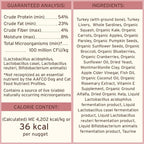 Primal Freeze Dried Raw Dog Food Nuggets, Turkey & Sardine Complete & Balanced Meal, Also Use as Topper or Treat, Premium, Healthy, Grain Free, High Protein Raw Dog Food, 14 oz