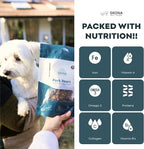 Skona PetFood Pork Heart Jerky Dog & Cat Treats, Single-Ingredient, High Protein Training Snacks, Natural & Healthy, USA Made, Rich in Nutrients, Supports Heart, Eye & Dental Health, 4oz