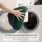 Love's cabin Round Donut Cat and Dog Cushion Bed, 20in Pet Bed for Cats or Small Dogs, Anti-Slip & Water-Resistant Bottom, Super Soft Durable Fabric Pet Beds, Washable Luxury Cat & Dog Bed Green