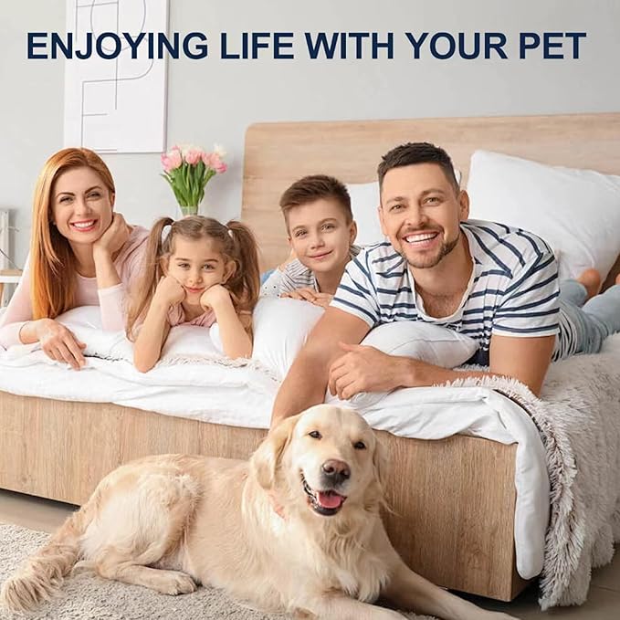 Cat Deterrent Spray - Safe Indoor & Outdoor Deterrent for Furniture Protection, Effective Training Aid with Natural Ingredients - Non-Toxic Anti-Scratch Formula (Blue, M)