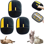 2025 Upgraded Pet Hair Remover Glove for Cats & Dogs, 3 PCS Electrostatic Gloves Pet Hair Removal, Reusable Pet Hair Removal Glove, Efficient Pet Grooming Gloves