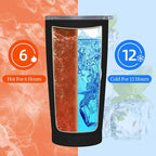 Dujiea 20oz Tumbler With Lid And Straw, Dog Pet Paws Love Heart Vacuum Insulated Iced Coffee Mug Reusable Travel Cup Stainless Steel Water Bottle