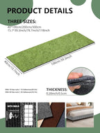 Cat Scratch Couch Furniture Protector, Adhesive Cat Scratch Pad Deterrent for Furniture, DIY Climbing Cat Scratcher Couch Protector from Cat Claws Scratching for Indoor(Green, 39.3x15.8Inch)