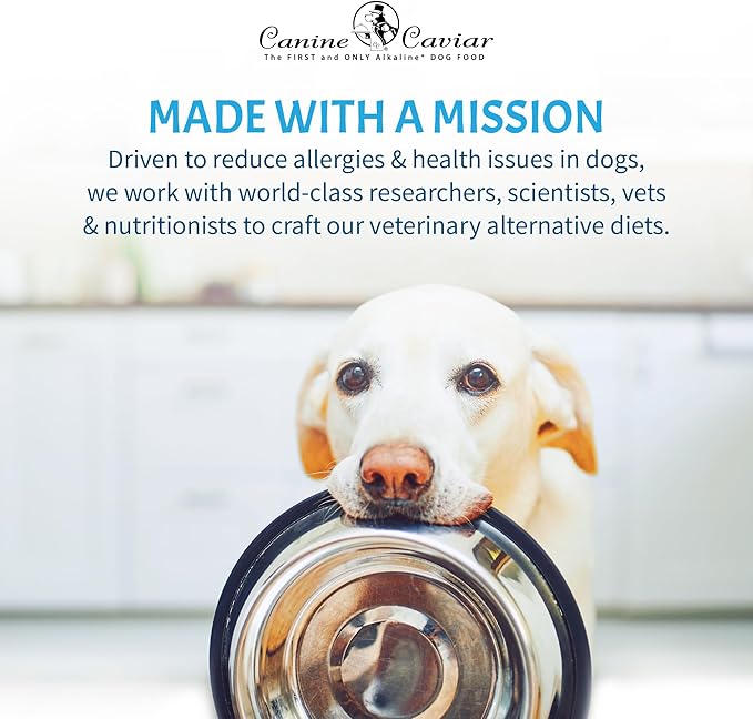 Canine Caviar - Grain Free Puppy: Chicken & Split Peas Alkaline Dry Dog Food, Limited Ingredients, Gluten-Free, Based on Science & Research, Veterinary Alternative Diet (11 Pound Bag)