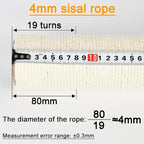 2.9in 7.4cm Diameter Cat Scratching Post Replacement Sisal Pole Parts for Cat Tower (M10, 30cm/11.8in)