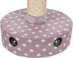 TRIXIE Junior Scratching Post Fleece Ideal for Small Cats and Kittens, Cat Scratcher with Toys