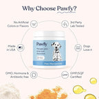 Pawfy Advanced Pain Management - Essential Vitamins & Supplements with Omega 3 |Joint Supplement for Dogs - Supports Hip & Joint Health for Small, Medium, Large Breeds | 30 Fast-Acting Chews