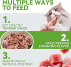 OPET Freeze Dried Cat Treats - Single Ingredient High Protein Pet Food, Healthy Training Snacks, Freeze Dried Duck Food Toppers for Cats and Dogs, Grain Free (Duck, 4 Pack)