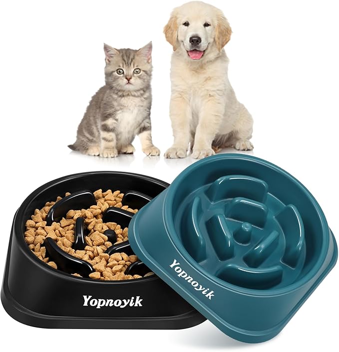 Slow Feeder Dog Bowls 3PCS, Anti-Choking Puzzle for Small Breeds