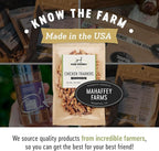 Farm Hounds - Chicken Trainers - Premium Natural Jerky for Dogs - 100% Humanely Raised Chicken - Easy-Break - Great for Training & Treats - No Added Fillers - Made in USA - 4.5oz - 2 Pack