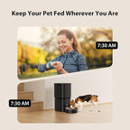 Automatic Cat Feeder, 5L/21 Cup Timed Automatic Pet Feeder, Dual Power Auto Dog Feeders, Pet Dry Food Dispenser for Cats & Small Dogs, 1-10 Meal Programmable 1-15 Portion Control Cat Feeder(Not WiFi)