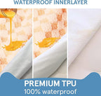 Round Dog Bed for Small Dogs & Cats -Washable Dount Cute Cat Bed for Indoor Cats, Orthopedic Sherpa Fleece Soft Cozy Calming Pet Bed with Removable Zipper Cover (Orange Check, (20x20x6inches))