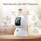 2.5K Security Camera Indoor, Non-Subscription AI Person/Pet/Cry Detection, 4MP Pet/Dog/Cat Camera w/Phone App, Pan Tilt 2.4GHz WiFi Cameras for Home Security, Full Duplex 2-Way Audio, IR Night Vision
