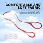 Lynxking Dog Leash Slip Lead Reflective Breathable Rope Comfortable Strong No Pull Slip On Pet Training Lead for Dogs