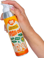 Omega 3 Fish Oil for Cats (5 oz) - Icelandic Fish Oil Liquid Cat Supplement with EPA DHA for Skin, Coat & Joint Health - Natural Pet Supplement - Leak-Free Aluminum Spray Bottle
