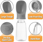 Mr. Pen Portable Dog Water Bottle, 19 oz, Large, Grey, Travel Dog Water Bottle Dispenser, Not Dishwasher Safe