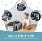 Cat/Dog Airline Approved Expandable Pet Carrier for Small Pets - Removable Pad, Pockets, TSA Compliant