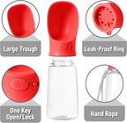 Mr. Pen- Dog Water Bottle, 19 oz, Large, Red, Portable Dog Water Bottle Dispenser, Not Dishwasher Safe