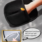 3pcs Pet Hair Removal Glove for Cats & Dogs, 2025 New Upgrade Efficient Grooming Gloves for Pet Hair, Reusable Cat Dog Electrostatic Hair Remover Grooming Glove Tool