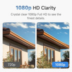 Noorio B200 Security Camera Wireless Outdoor Magnetic, 1080p Cameras for Home Security, Battery 1Min Install AI Motion Detection WiFi Indoor Camera, Color Night Vision, 2-Way Talk, Work with Alexa