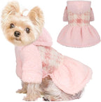 Dog Hoodie Dog Sweater Doggie Winter Clothes for Small Dogs Boy Girl Pet Hoodies for Dogs Cold Weather Doggy Coats Fall Winter Puppy Sweatshirt for Chihuahua Yorkie Cat Sweater Costumes