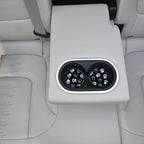 2 Pack Absorbent Car Coasters for Cup Holders,Ceramic Coasters with Cork Back and Finger Slot, Auto Accessories for Women & Men,2.56"(Gradient Black Dog paw Print)