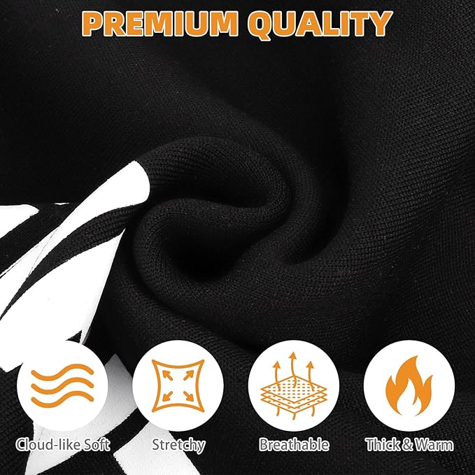 KOOLTAIL Security Dog Hoodie, Fall Puppy Sweater Clothes for Small Medium Large Dogs, Soft Warm Winter Pet Cold Weater Coats Hooded Sweatshirt with Pocket, Dog Halloween Costume for Girl Boy, Black L